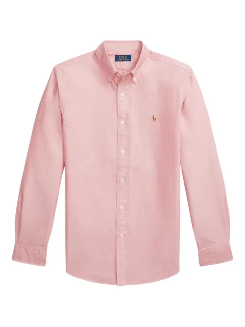 Polo Ralph Lauren embroidered-logo shirt Pink 710805562014