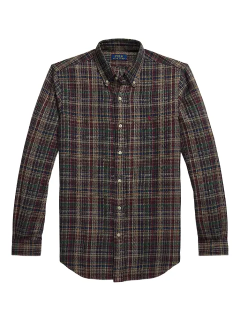 Polo Ralph Lauren flannel plaid-pattern shirt Red 710953355004