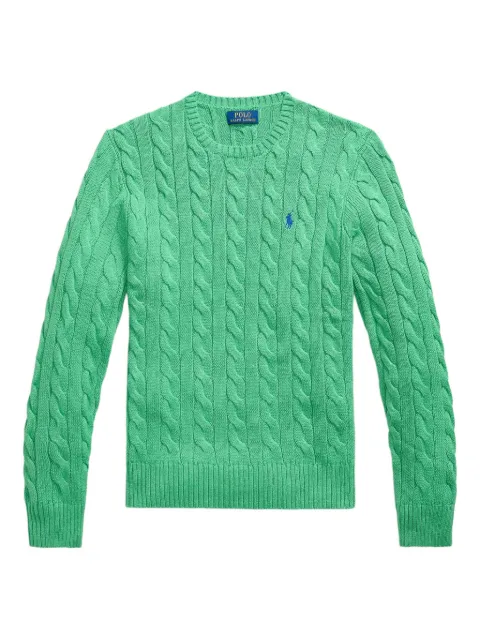 Polo Ralph Lauren cable-knit cotton sweater Green 710775885523
