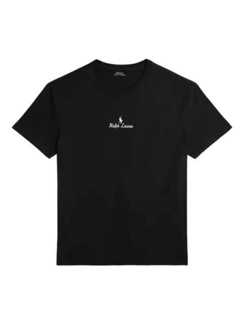 Polo Ralph Lauren logo-embroidered T-shirt Black 710981370001