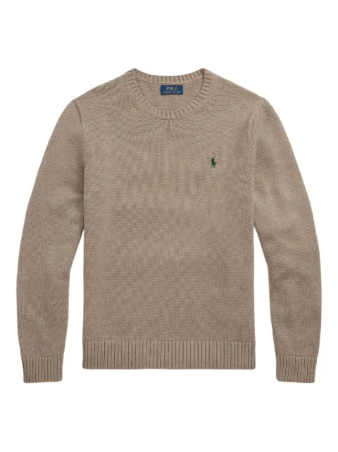 Polo Ralph Lauren ribbed crewneck sweater Neutrals 710810846036