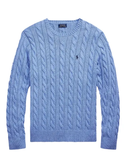 Polo Ralph Lauren cable-knit crew-neck sweater Blue 710775885006