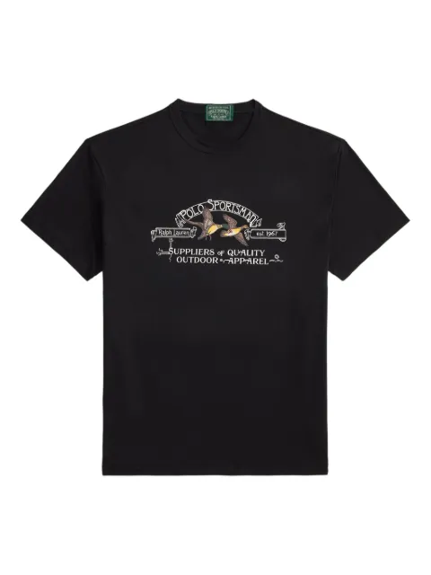Polo Ralph Lauren graphic-print T-shirt Black 710981142001