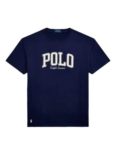 Polo Ralph Lauren Lauren logo-printed crew-neck T-shirt Blue 710P00086001
