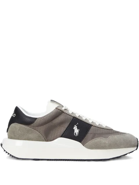 Polo Ralph Lauren Train 89 suede panelled sneakers Grey 809968176003