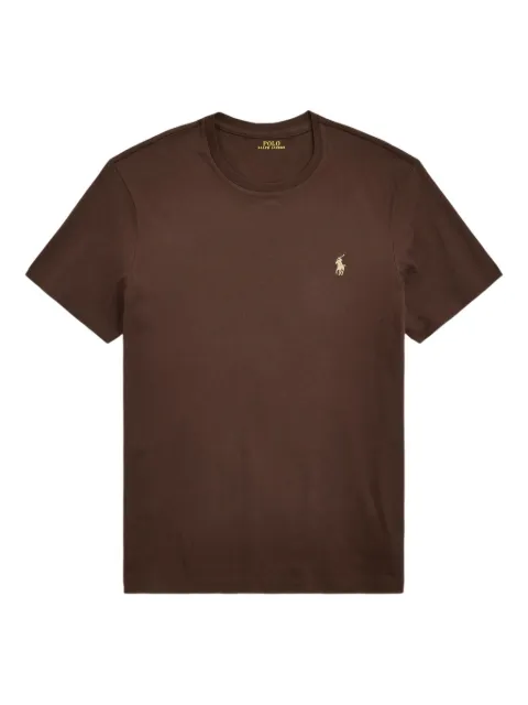 Polo Ralph Lauren logo-embroidered t-shirt Brown 710671438446