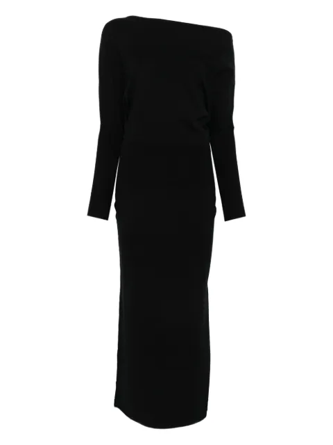 SIMKHAI Janese off-shoulder midi dress Black 5241015K