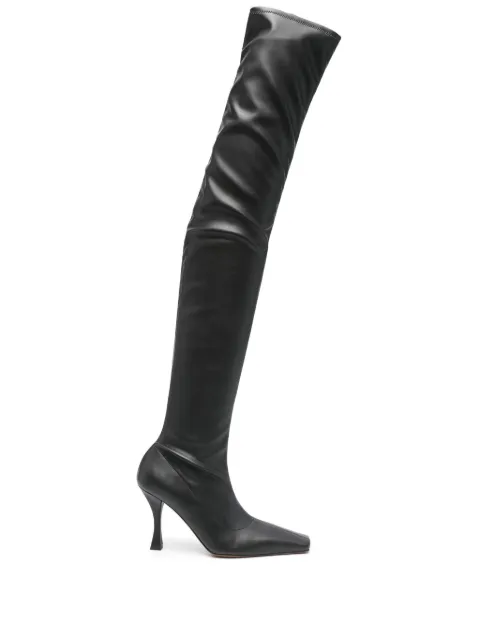 Proenza Schouler Trap knee-high boots Black SH253073F005WF