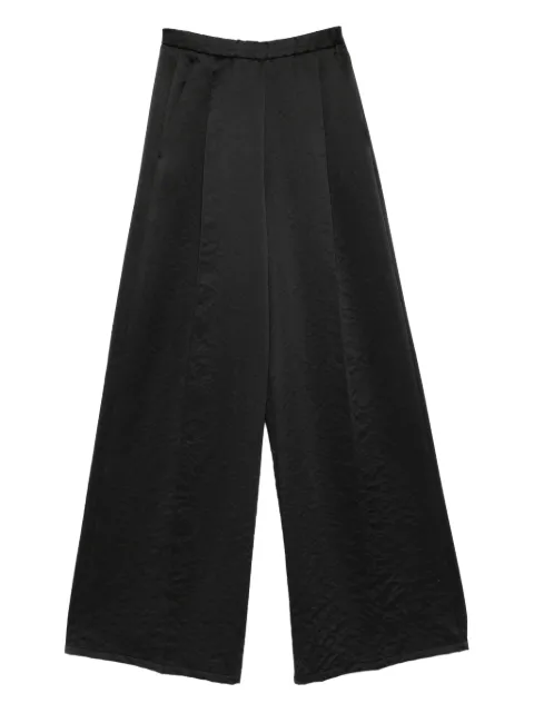 Forte Forte pleated cupro trousers Black 14479MYPANTS