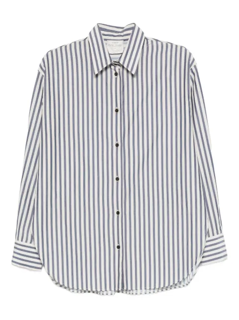 Forte Forte striped long-sleeve shirt Blue 14399BISMYSHIRT