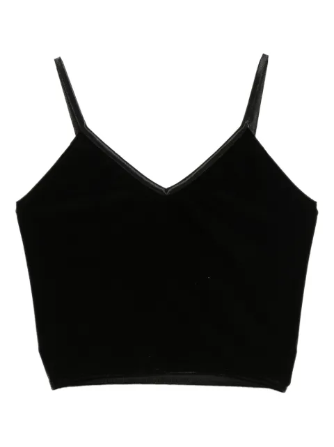 Forte Forte velvet tank top Black 14398MYTOP