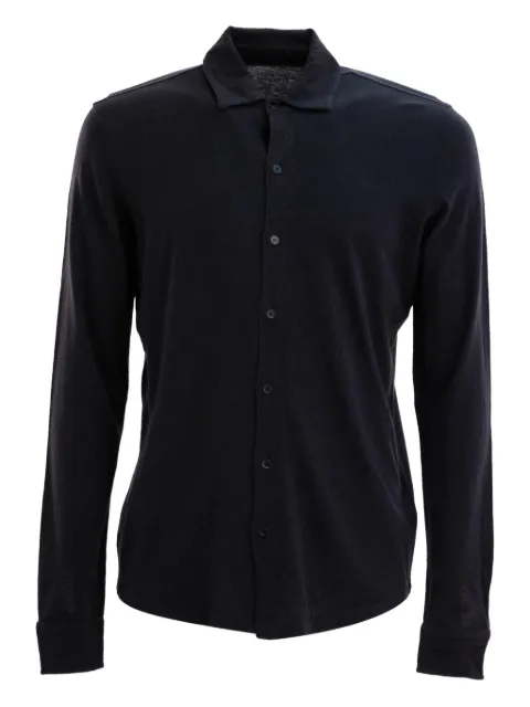 Majestic Filatures long-sleeve button-up shirt Black M506HCH011