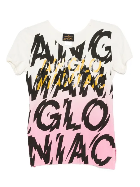 Vivienne Westwood Pre-Owned 2013 ombré-effect printed T-shirt White VW480DO