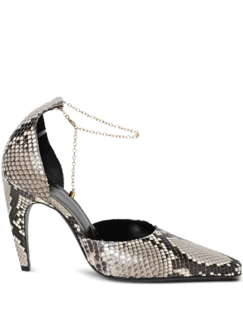 Jude 105mm Faith heeled pumps Grey FW25HC011BG016PH001
