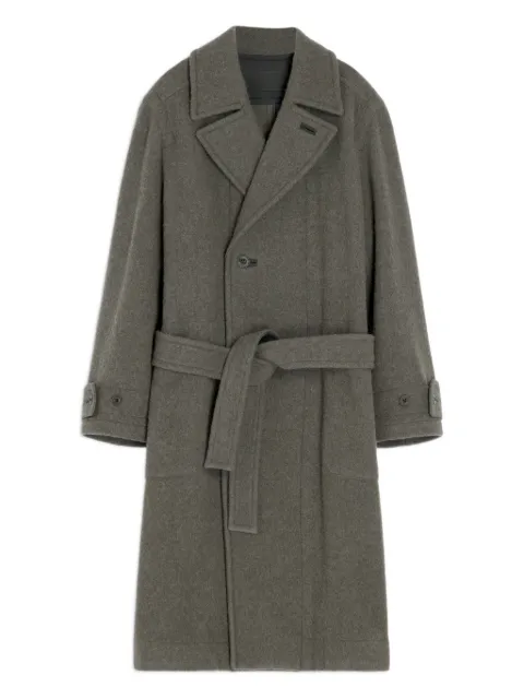 LEMAIRE belted coat Green CO1135LF504
