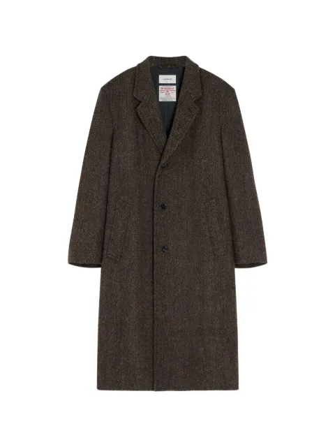 LEMAIRE herringbone-tweed coat Brown CO1114LF1461