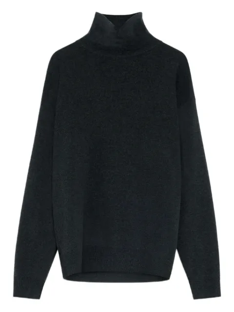LEMAIRE high-neck wool sweater Black TO1433LK1045