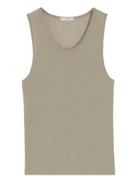 LEMAIRE ribbed crewneck tank top Neutrals TO1465LK1032