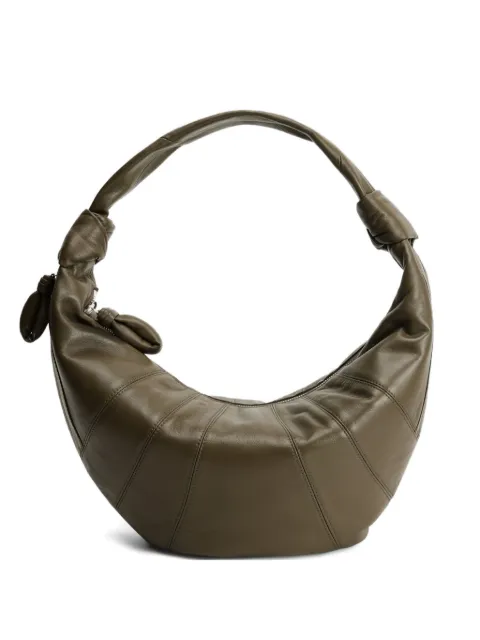 LEMAIRE Fortune Croissant bag in leather Neutrals BG0071LL095