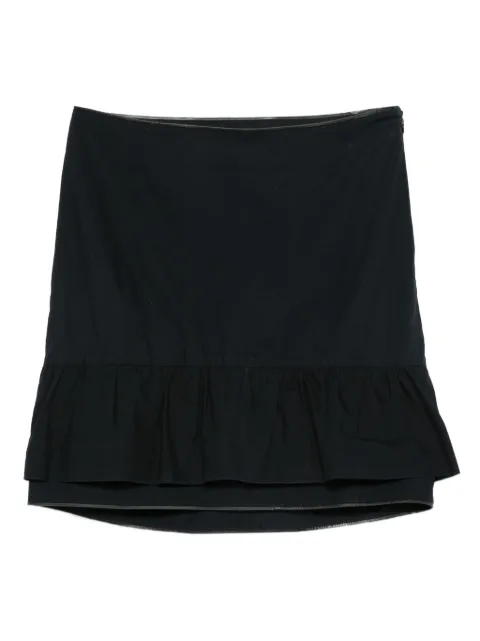 Marni Pre-Owned 2000s ruffled-hem mini skirt Blue MA250DN