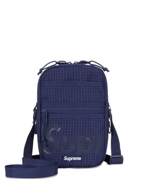 Supreme ripstop water-resistant shoulder bag Blue SU25494