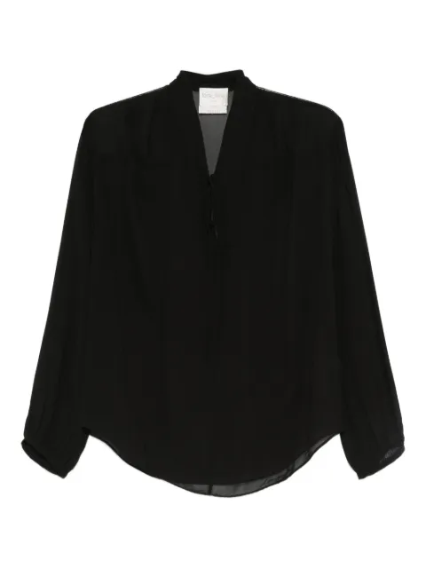 Forte Forte sheer blouse Black 14393MYSHIRT