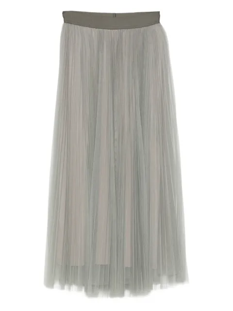 Forte Forte pleated tulle skirt Green 14396MYSKIRT
