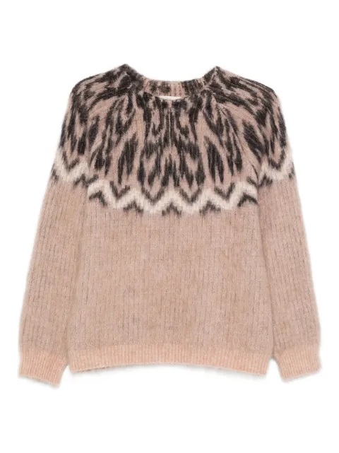 Forte Forte Fairisle pattern sweater Neutrals 14458MYKNIT