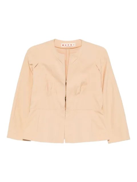 Marni Pre-Owned 2000s pleated jacket Neutrals MA350DP