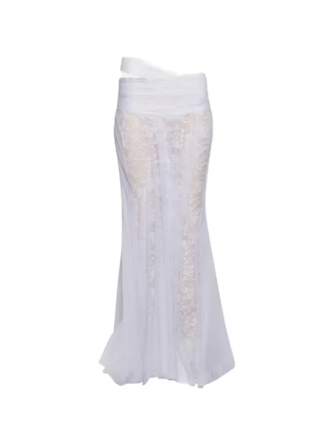 Di Petsa Ethereal Bloom lace maxi skirt White ETHEREALBLOOMLACELONGSKIRT