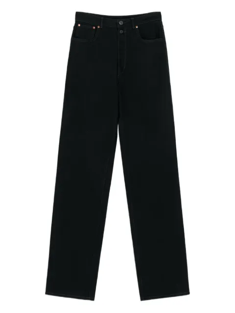 LEMAIRE crease high-waisted jeans Black PA1229LD1055