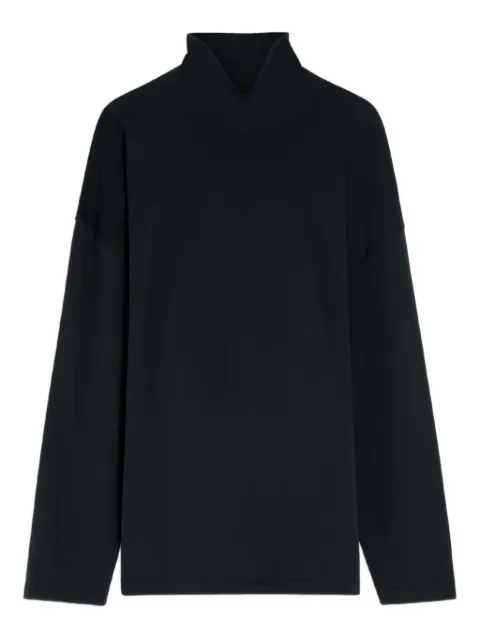 LEMAIRE mock-neck long-sleeve T-shirt Black TO1467LJ1043