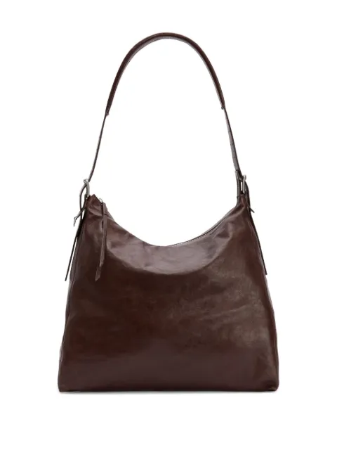 LEMAIRE belted shoulder bag in leather Brown BG0189LL0108