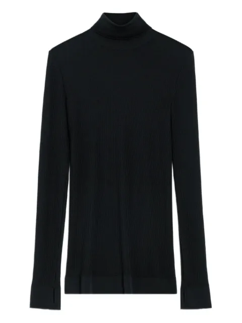 LEMAIRE ribbed high-neck top Black TO1460LK1032