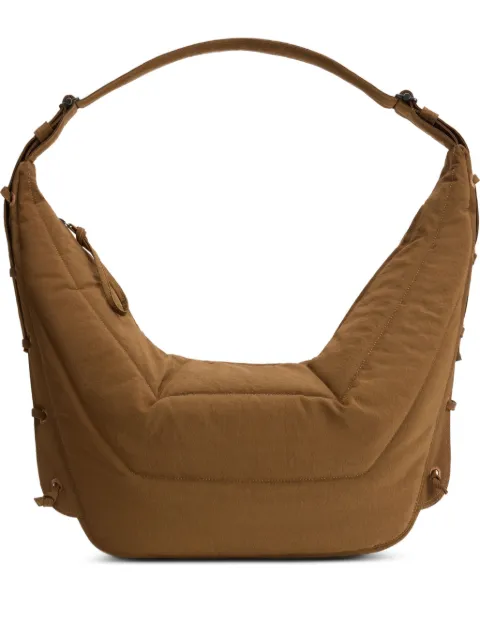 LEMAIRE large Soft Game bag in nylon canvas Brown BG0105LF1330