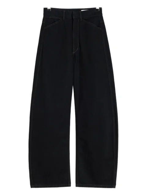 LEMAIRE high-waisted curved jeans Black PA1264LD1055