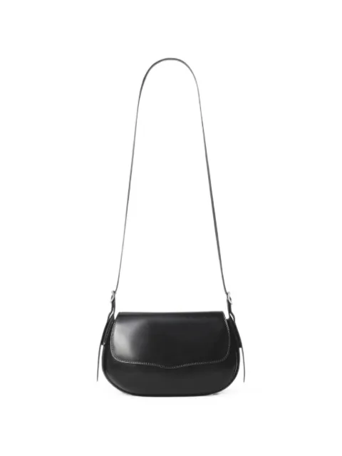 LEMAIRE Belly leather shoulder bag Black BG0113LL0165