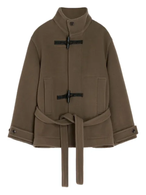 LEMAIRE toggle-fastening belted duffle coat Brown CO1113LF1116
