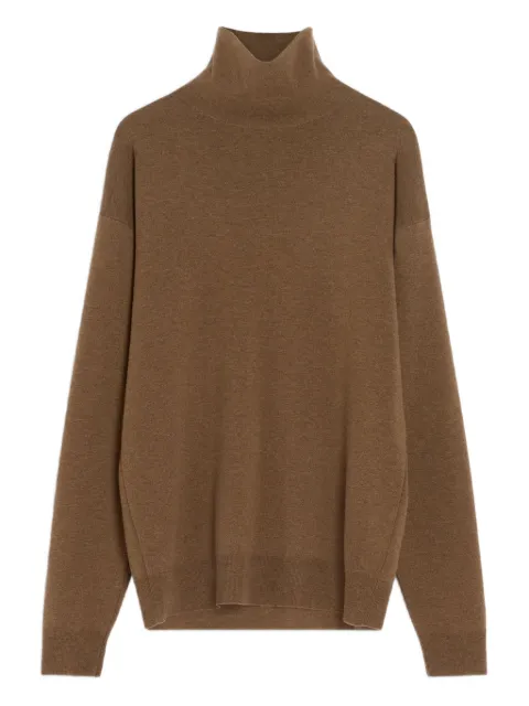 LEMAIRE crew-neck sweater Brown TO1433LK1045