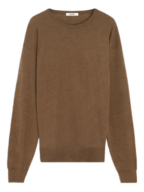 LEMAIRE crew-neck wool sweater Brown TO1434LK1045
