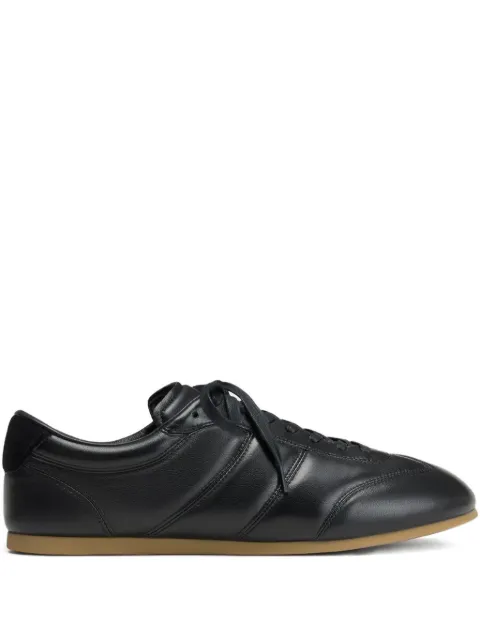 LEMAIRE Soft Runner leather sneakers Black FO0227LL0023