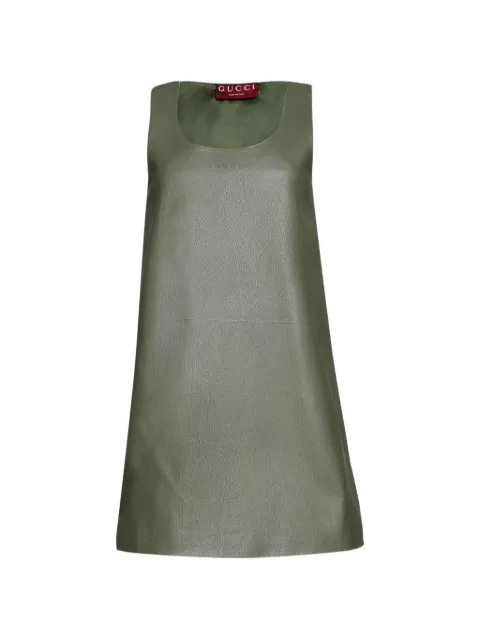 Gucci sleeveless mini dress Green 834327XNA8M
