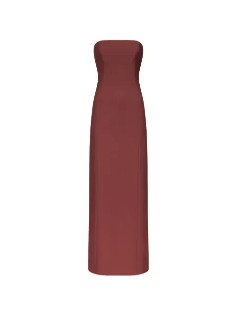 LouLou de Saison Shilo bustier maxi dress Red SHILO