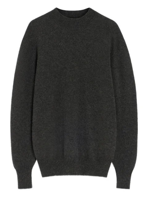 LEMAIRE mock-neck ribbeed sweater Grey TO1426LK1029