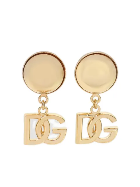 Dolce & Gabbana logo drop earrings Gold WEQ2V3W1111