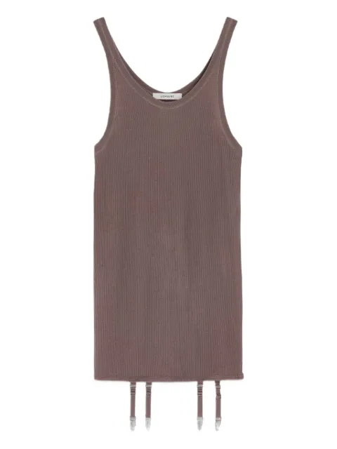 LEMAIRE ribbed suspender vest Neutrals TO1282LK1032