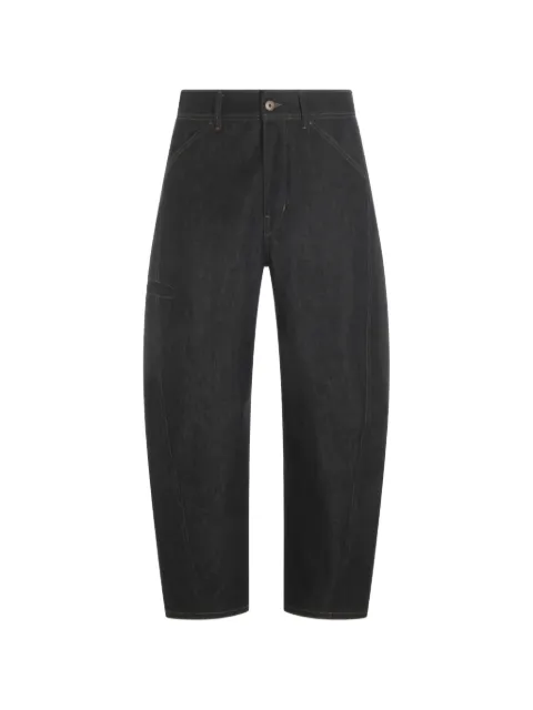 LEMAIRE Twisted workwear pants in denim Black PA1102LD1061
