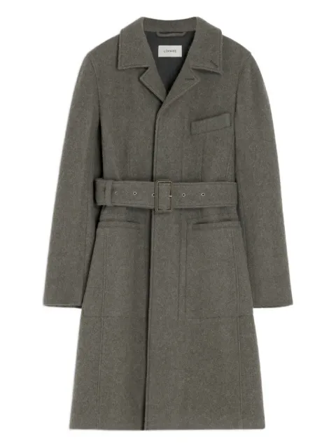 LEMAIRE belted tailored coat Grey CO1119LF504