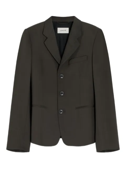 LEMAIRE single-breasted tailored blazer Black JA1079LF1362