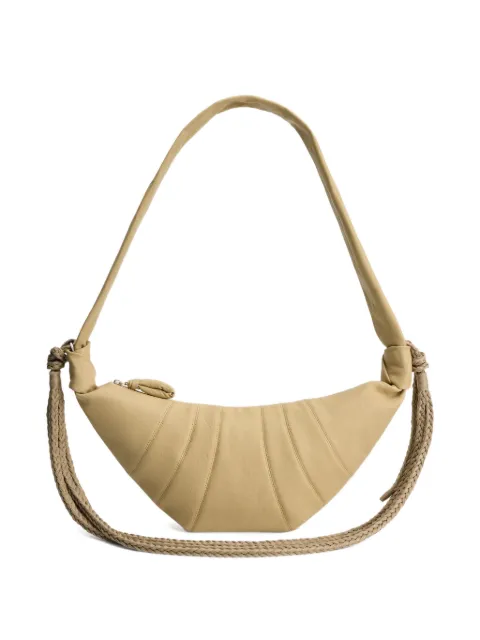 LEMAIRE medium Croissant leather shoulder bag Neutrals BG0174LL0160